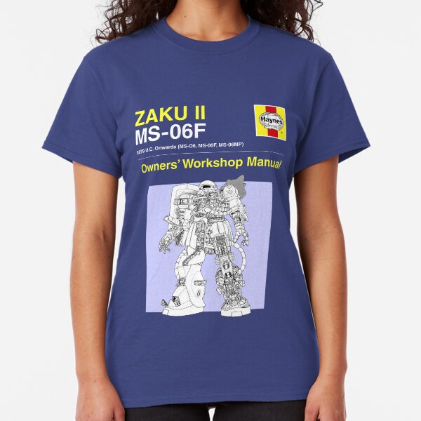 Gundam - Zaku ii - Owner's Manual Classic T-Shirt