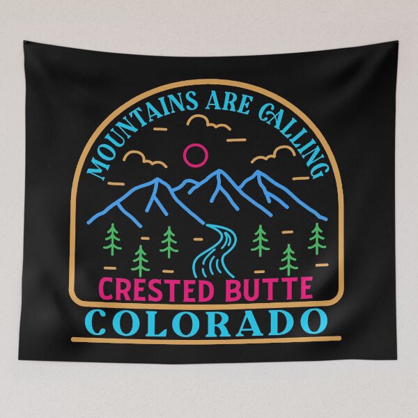 Item preview, Crested Butte colorado- line art designed and sold by Nature-mark.