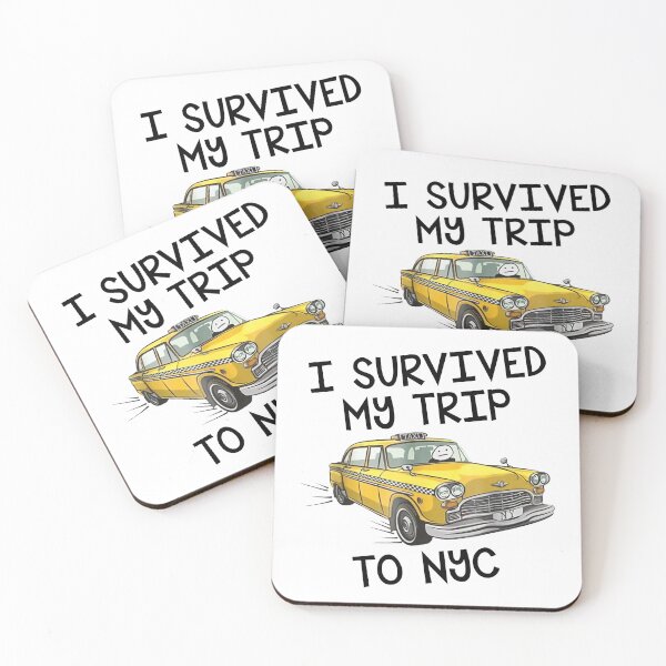 Item preview, I Survived my Trip To NYC Yellow Taxi designed and sold by AndrianaShop.