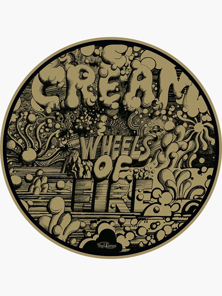 "CREAM BAND" Sticker for Sale by EldredBahringer Redbubble