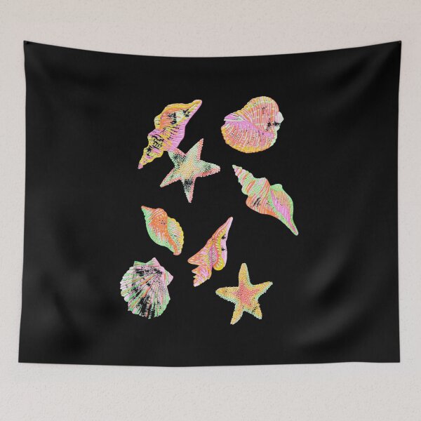 Item preview, 1990s Seashell Theme All Over Print designed and sold by shopNDVINCOM.