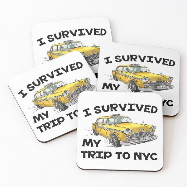 Item preview, Taxi Yellow I Survived my Trip To NYC designed and sold by AndrianaShop.