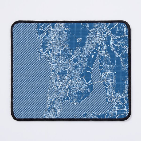 Item preview, Mumbai City Map of India - Blueprint designed and sold by deMAP.