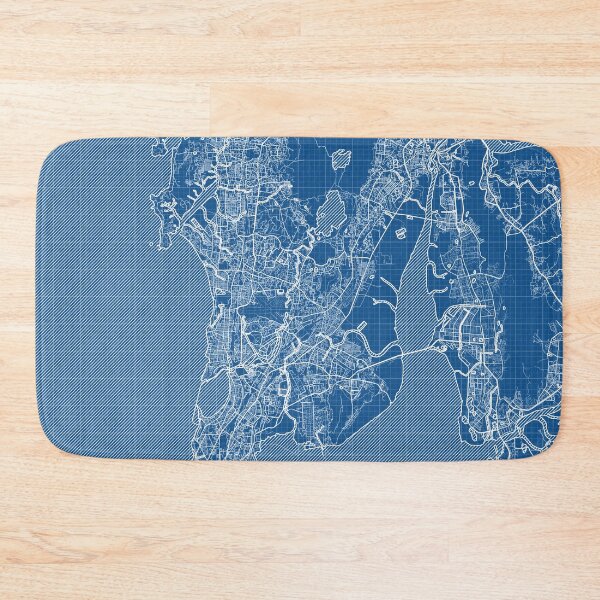 Item preview, Mumbai City Map of India - Blueprint designed and sold by deMAP.