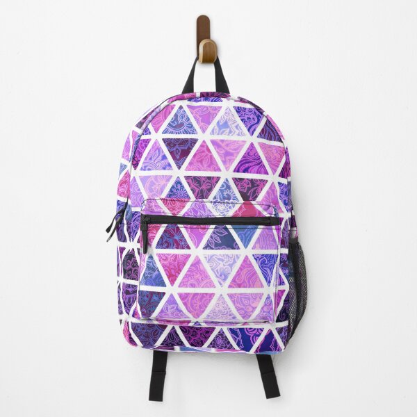 Item preview, Berry Purples - Triangle Patchwork Pattern designed and sold by micklyn.