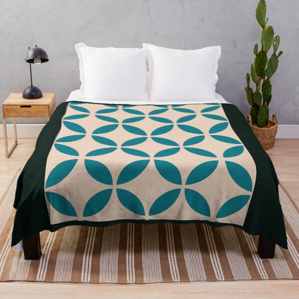 Item preview, Deep sea and Sand themed Batik flower pattern  Graphic  designed and sold by JandJOc.