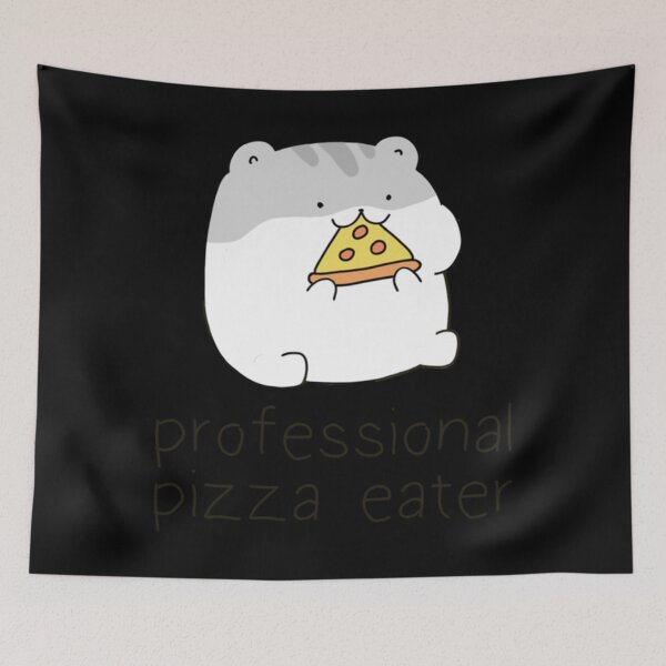 Item preview, Professional Pizza Eater Cute Hamster Classic . designed and sold by oubregjbobie.