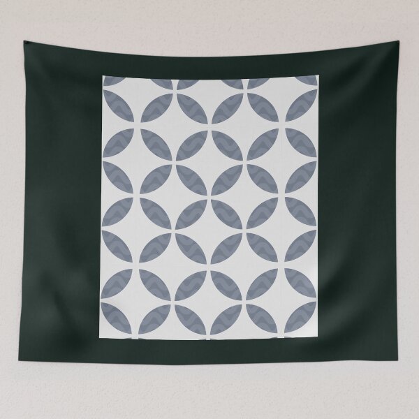 Item preview, Half white and Grey themed Batik flower pattern  Graphic  designed and sold by JandJOc.