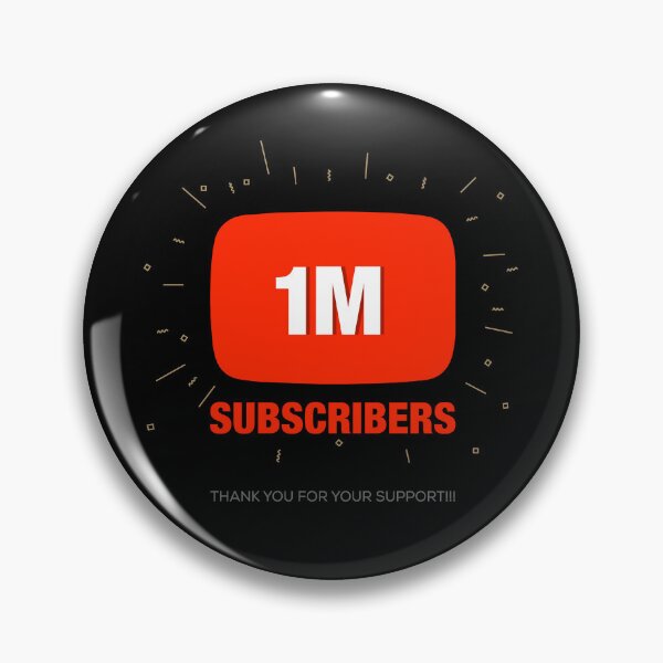 Item preview, 1M Subscribers  designed and sold by Typoindia29.