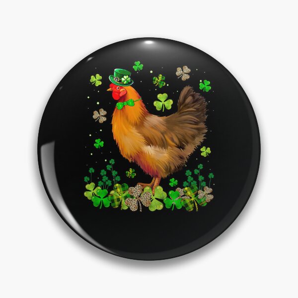 Item preview, Irish Shamrock Leaf Chicken Leprechaun Hat St Patricks Day designed and sold by davetmccall.