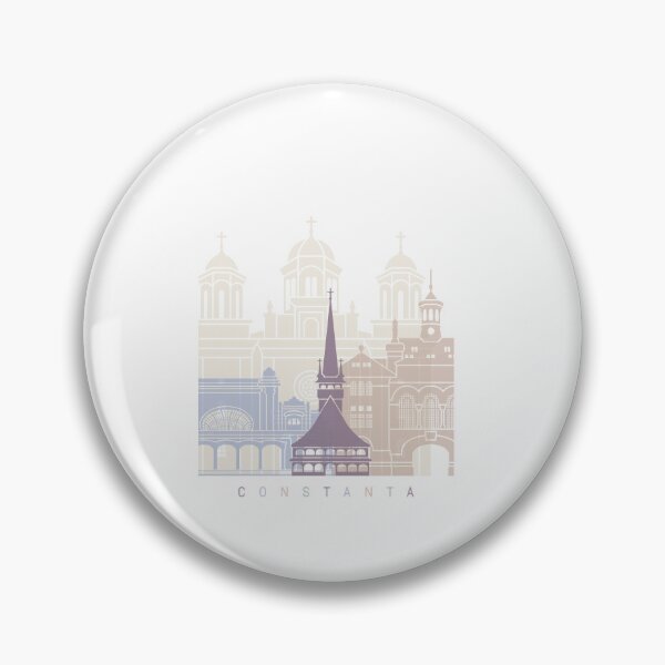 Item preview, CONSTANTA SKYLINE POSTER PASTEL designed and sold by paulrommer.