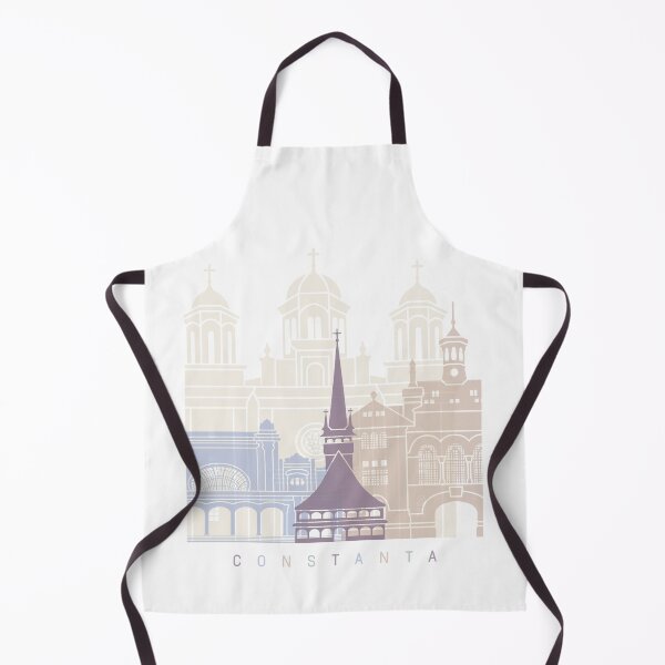 Item preview, CONSTANTA SKYLINE POSTER PASTEL designed and sold by paulrommer.