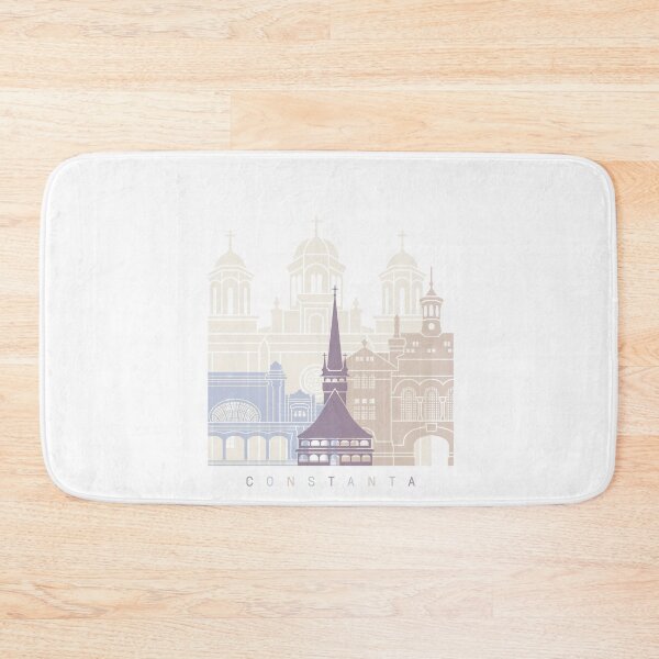 Item preview, CONSTANTA SKYLINE POSTER PASTEL designed and sold by paulrommer.