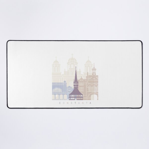 Item preview, CONSTANTA SKYLINE POSTER PASTEL designed and sold by paulrommer.