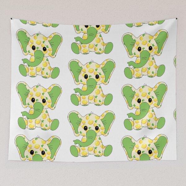 Item preview, sweet little elephant (lemon edition) designed and sold by ShipsinParadise.