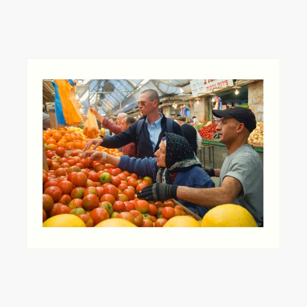 Selection! - “Machaneh Yehuda” market, Jerusalem, Israel Art Print