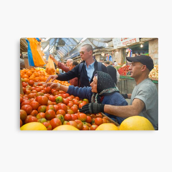 Selection! - “Machaneh Yehuda” market, Jerusalem, Israel Metal Print