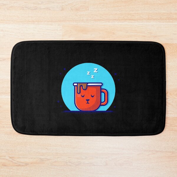 Item preview, Cute Hot Coffee Sleeping Cartoon Vector Icon Illustration  designed and sold by DwayneObri5741.
