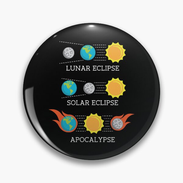 Item preview, Eclipse solar Eclipse lunar Apocalipsis Broma divertida designed and sold by TysonHaag.