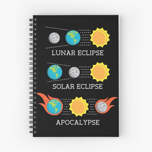 Item preview, Eclipse solar Eclipse lunar Apocalipsis Broma divertida designed and sold by TysonHaag.