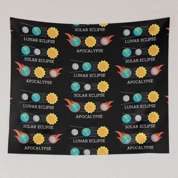Item preview, Solar Eclipse Lunar Eclipse Apocalypse Funny Joke designed and sold by TysonHaag.
