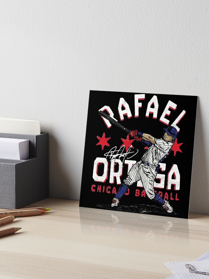 Rafael Ortega Baseball Paper Poster Cubs - Rafael Ortega - Posters and Art  Prints