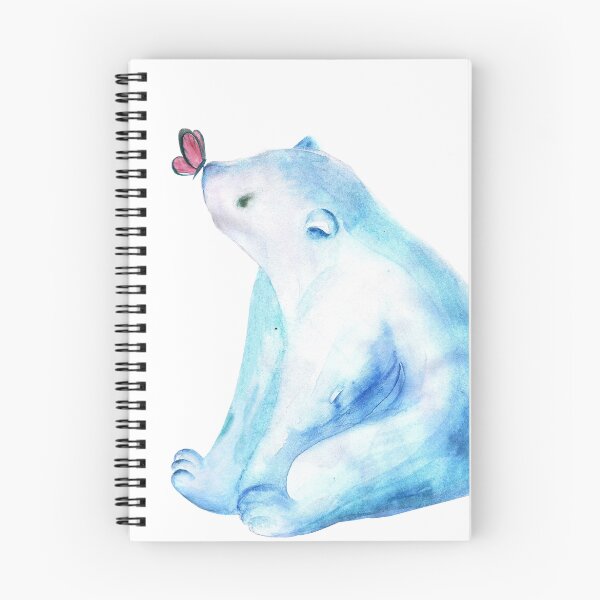 Aperçu de l'œuvre polar bear with butterfly créée et vendue par salomemika.