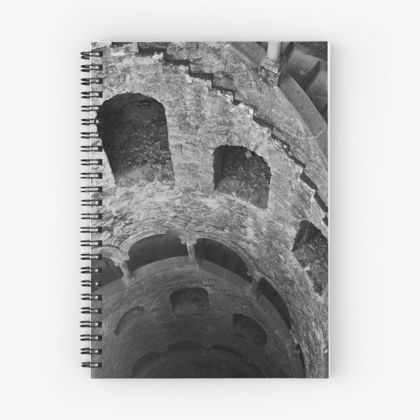 Item preview, Underground Staircase in Enchanting Sintra - Portugal Architecture in Black and White designed and sold by CarolinaReina.