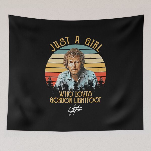 Item preview, Love Funny Man Just A Girl Who Loves Gordon Art Lightfoot Gifts For Everyone designed and sold by NadiaMills456.