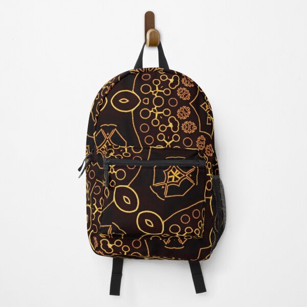 Item preview, Pistil and flower batik Pattern, floral art pattern with Luxury brown style Chiffon Top designed and sold by JandJOc.