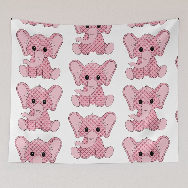 Item preview, sweet little elephant (mermaid edition) designed and sold by ShipsinParadise.