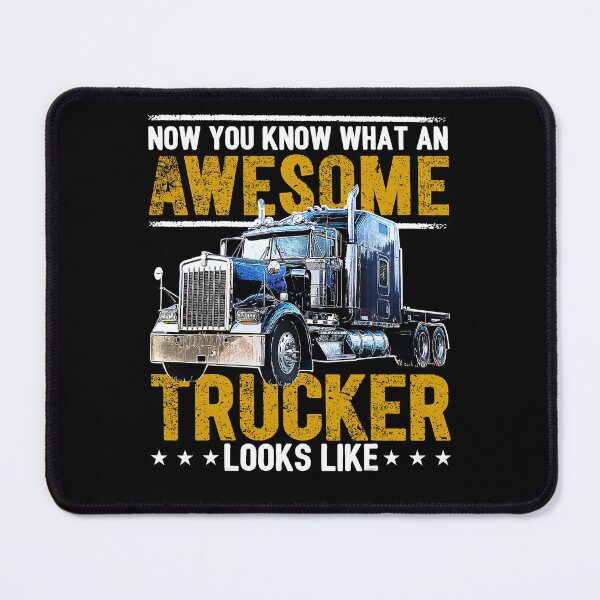 Item preview, Awesome Trucker Big Rig Semi-Trailer Truck Driver Gift designed and sold by TARABENNIE01.