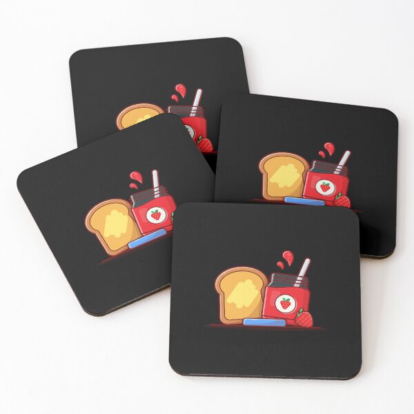 Item preview, Toast Bread With Strawberry Jam Cartoon Vector Icon Illustration  designed and sold by DwayneObri5741.