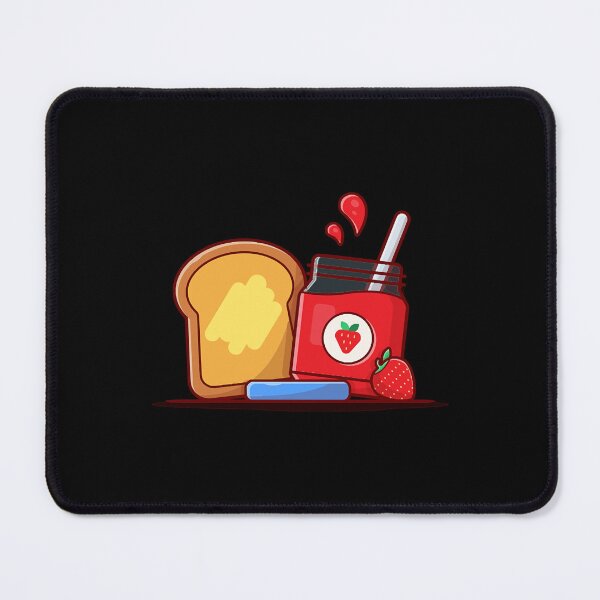 Item preview, Toast Bread With Strawberry Jam Cartoon Vector Icon Illustration designed and sold by DwayneObri5741.