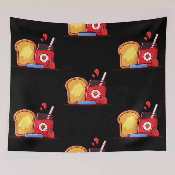Item preview, Toast Bread With Strawberry Jam Cartoon Vector Icon Illustration  designed and sold by DwayneObri5741.