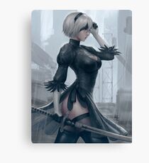 2B - Nier Automata fanart Canvas Print