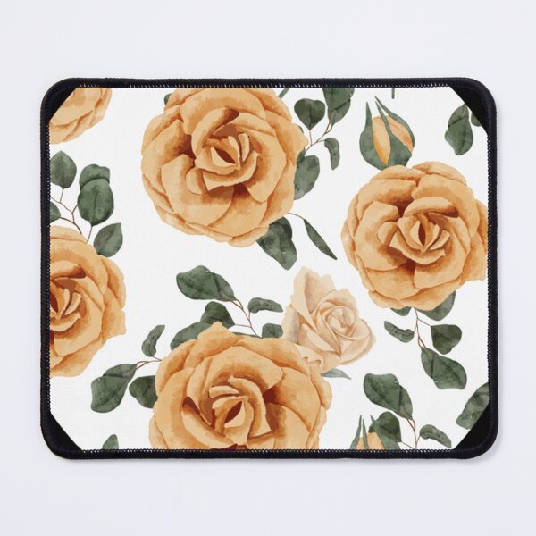 Item preview, Watercolor Yellow Rose Flower Pattern   designed and sold by JandJOc.