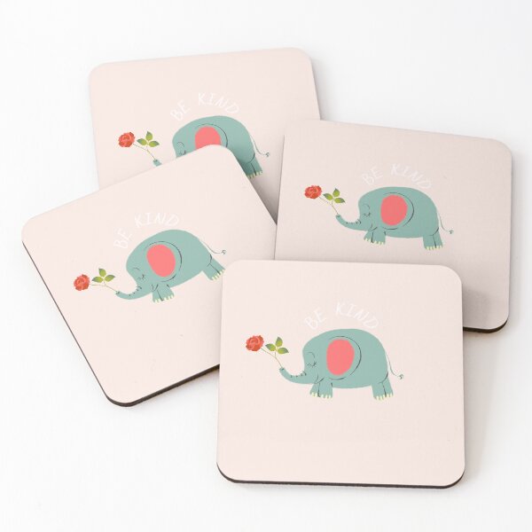 Item preview,  Cute blue baby elephant with red rose designed and sold by cupcakett.