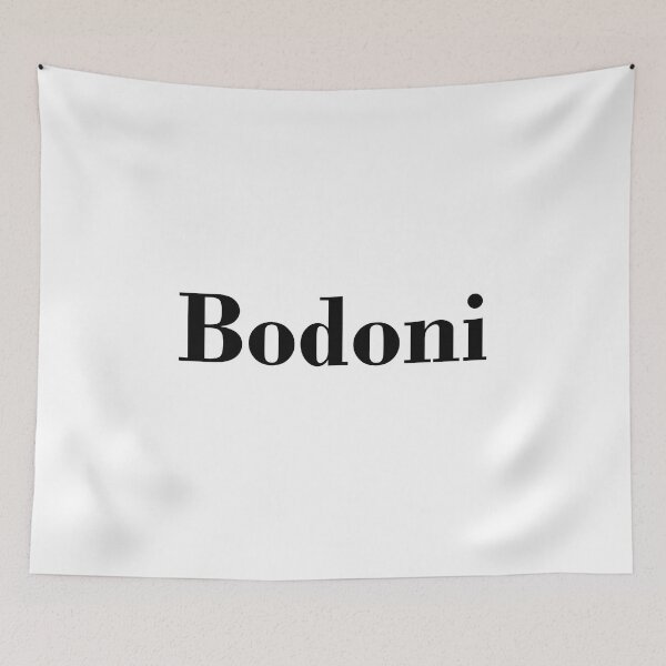 Item preview, Bodoni Font T-Shirt designed and sold by YourDesigner360.