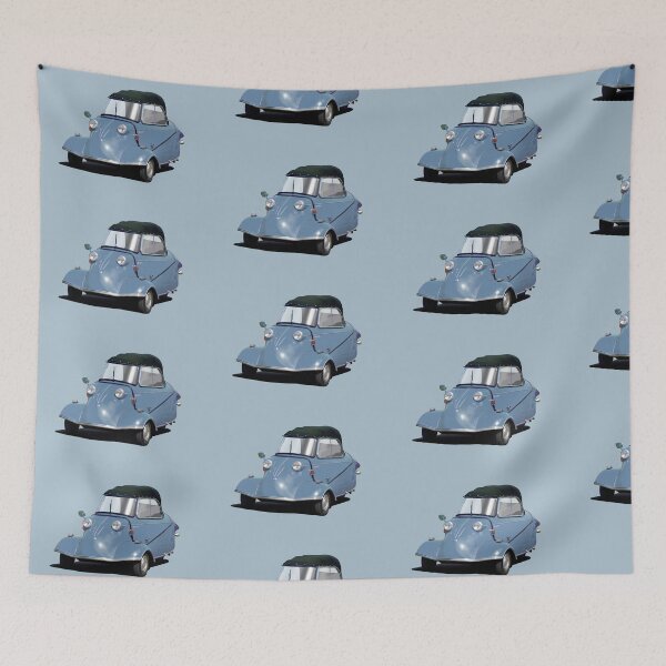 Item preview, Messerschmitt bubble car in light blue designed and sold by candc-retro.