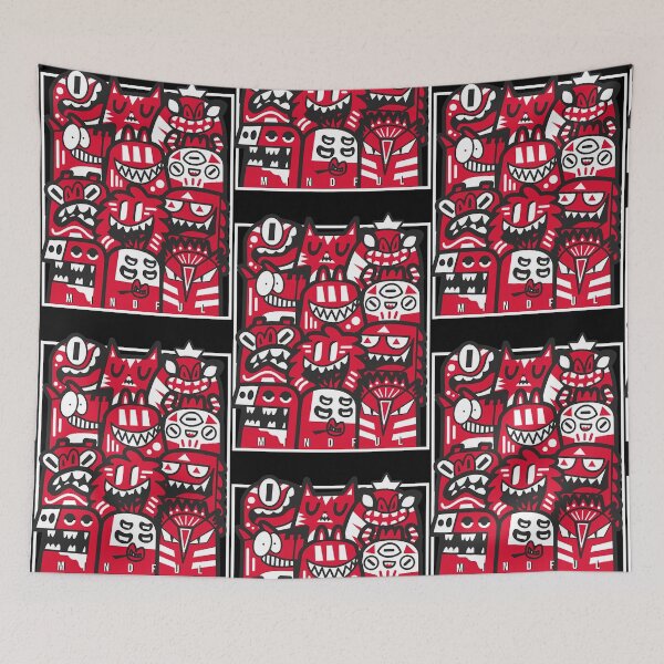 Item preview, Red Doodle HOT CREW 369  designed and sold by KarenHiggi3694.