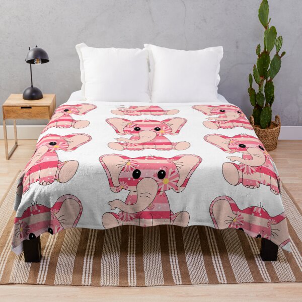 Item preview, sweet little elephant (pink flower edition) designed and sold by ShipsinParadise.