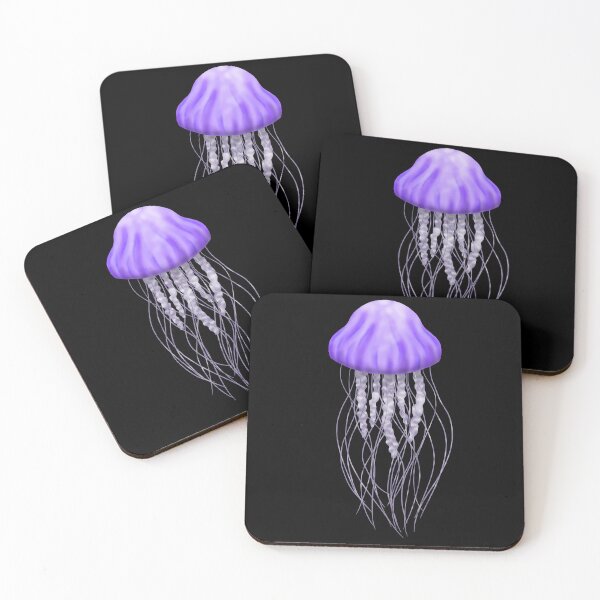 Item preview, purple jellyfish with long tentacles designed and sold by octo-PS.