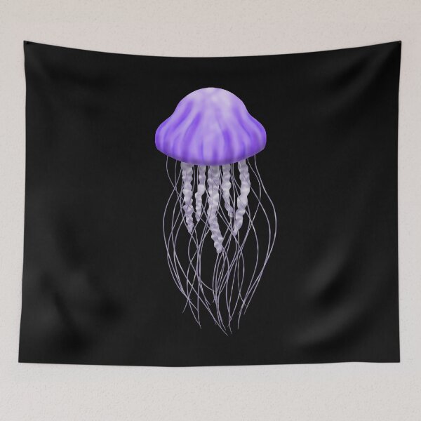 Item preview, purple jellyfish with long tentacles designed and sold by octo-PS.