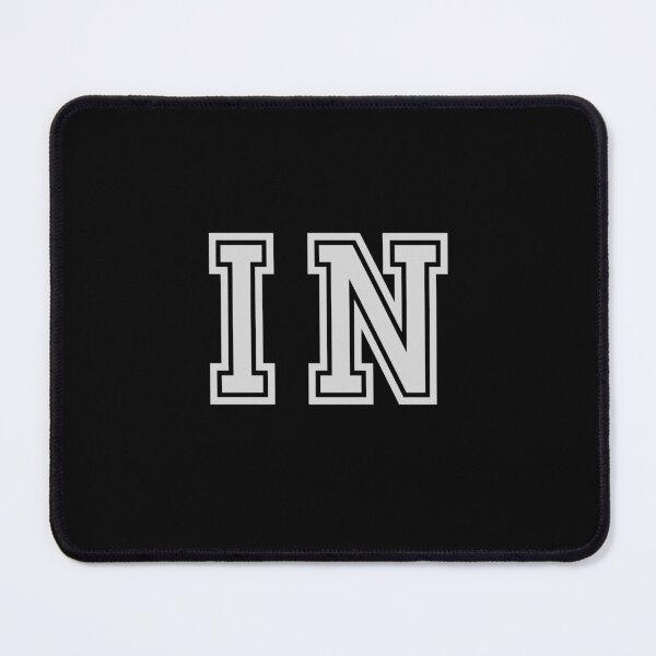 Item preview, I.N. Varsity Initials | Varsity Letters | Black And White | Personalised Gifts designed and sold by Avo And Sriracha.
