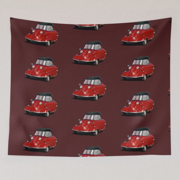 Item preview, Messerschmitt bubble car in maroon designed and sold by candc-retro.