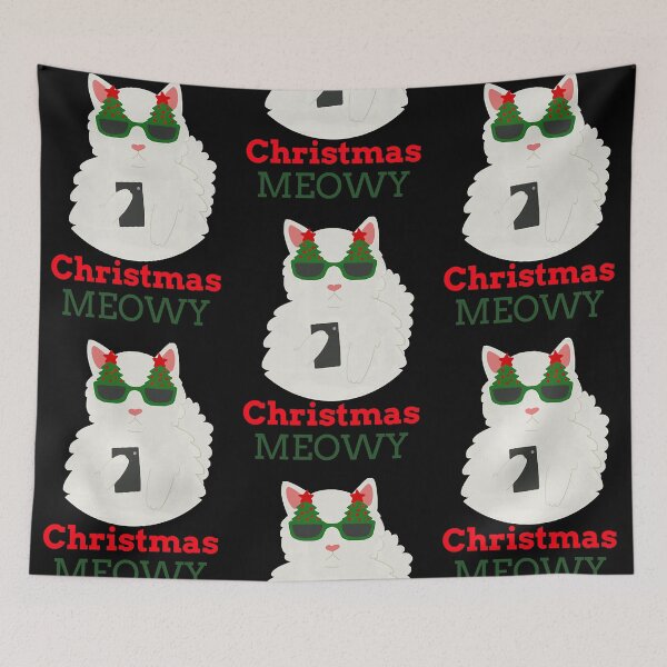 Item preview, Meowy Christmas Cat  designed and sold by DwayneObri5741.
