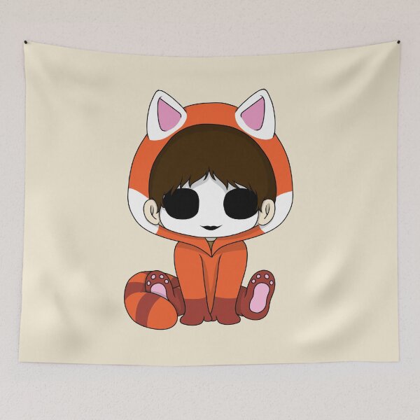 Item preview, creepypasta turning red (masky) designed and sold by EveryCuteThings.