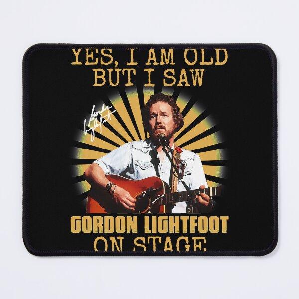 Item preview, Music Retro Yes Im Old But I Saw Gordon Art Lightfoot On Stage Gifts Music Fans designed and sold by NadiaMills456.