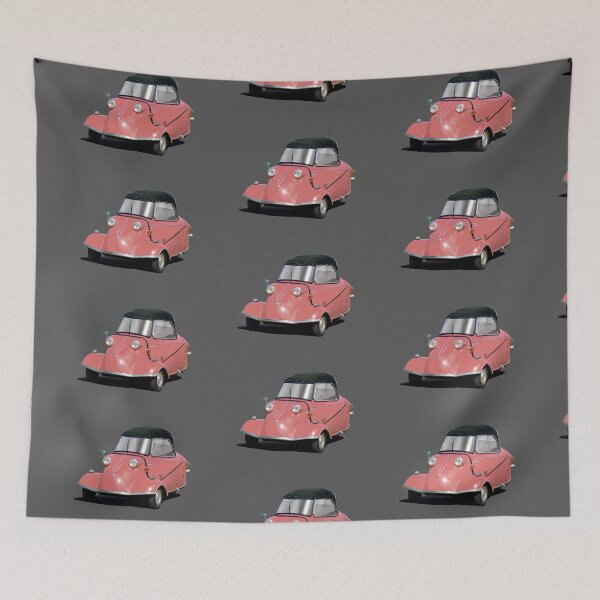 Item preview, Messerschmitt bubble car in light red designed and sold by candc-retro.